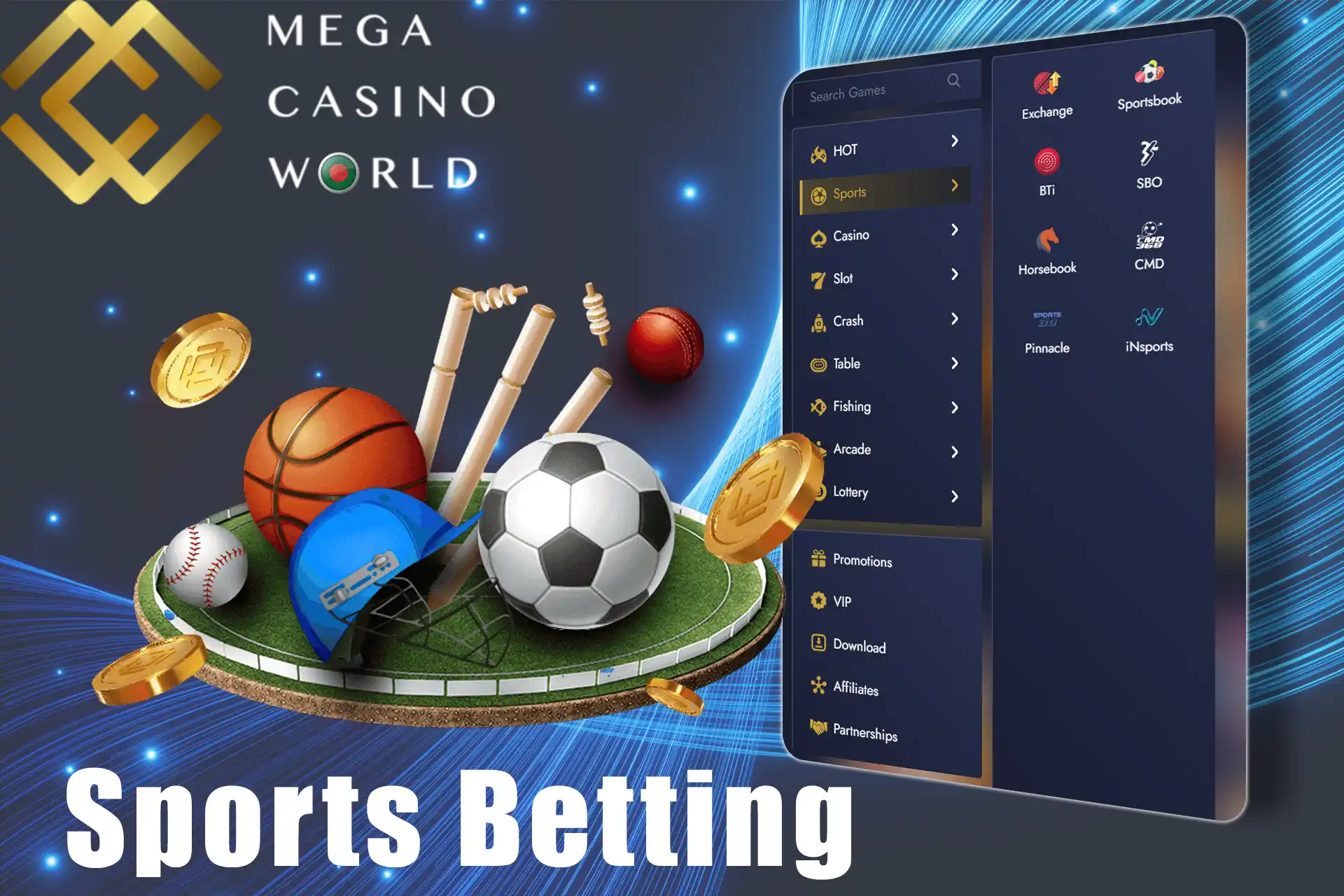 MCW Casino offers a wide variety of sports betting options.